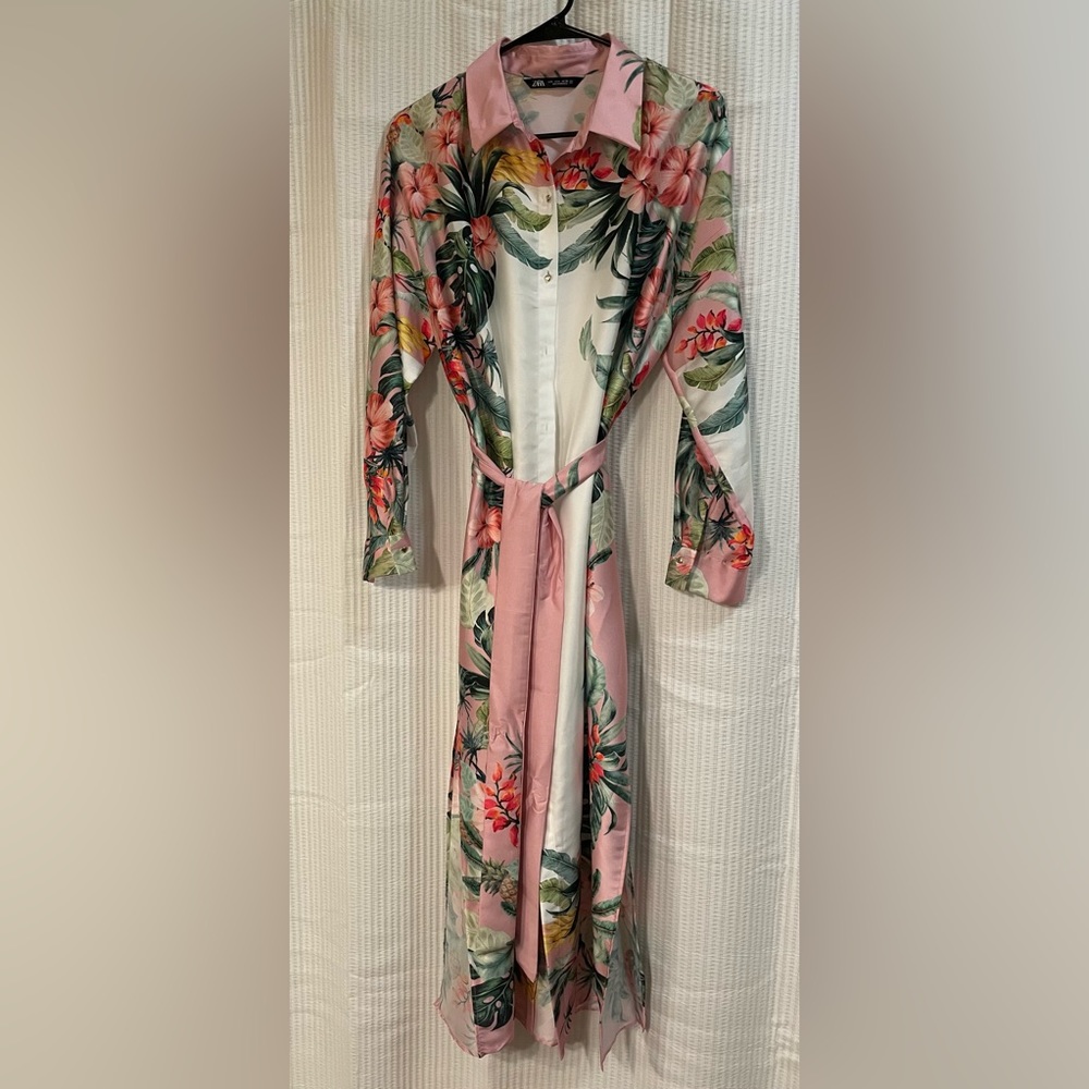 Zara tropical dress